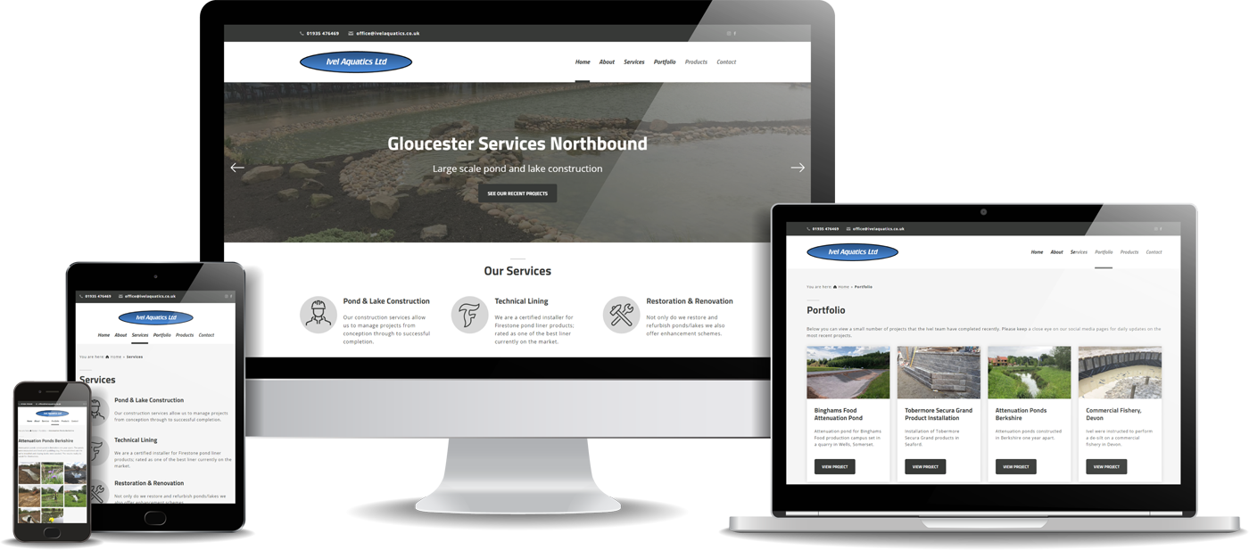 Ivel Aquatics Website Design